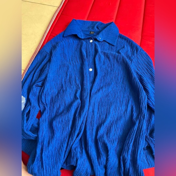 Drop Shoulder Longline Shirt - Picture 8 of 8